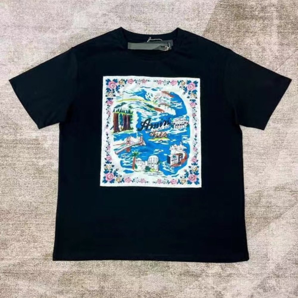 Amiri Printed embroidered T-shirt